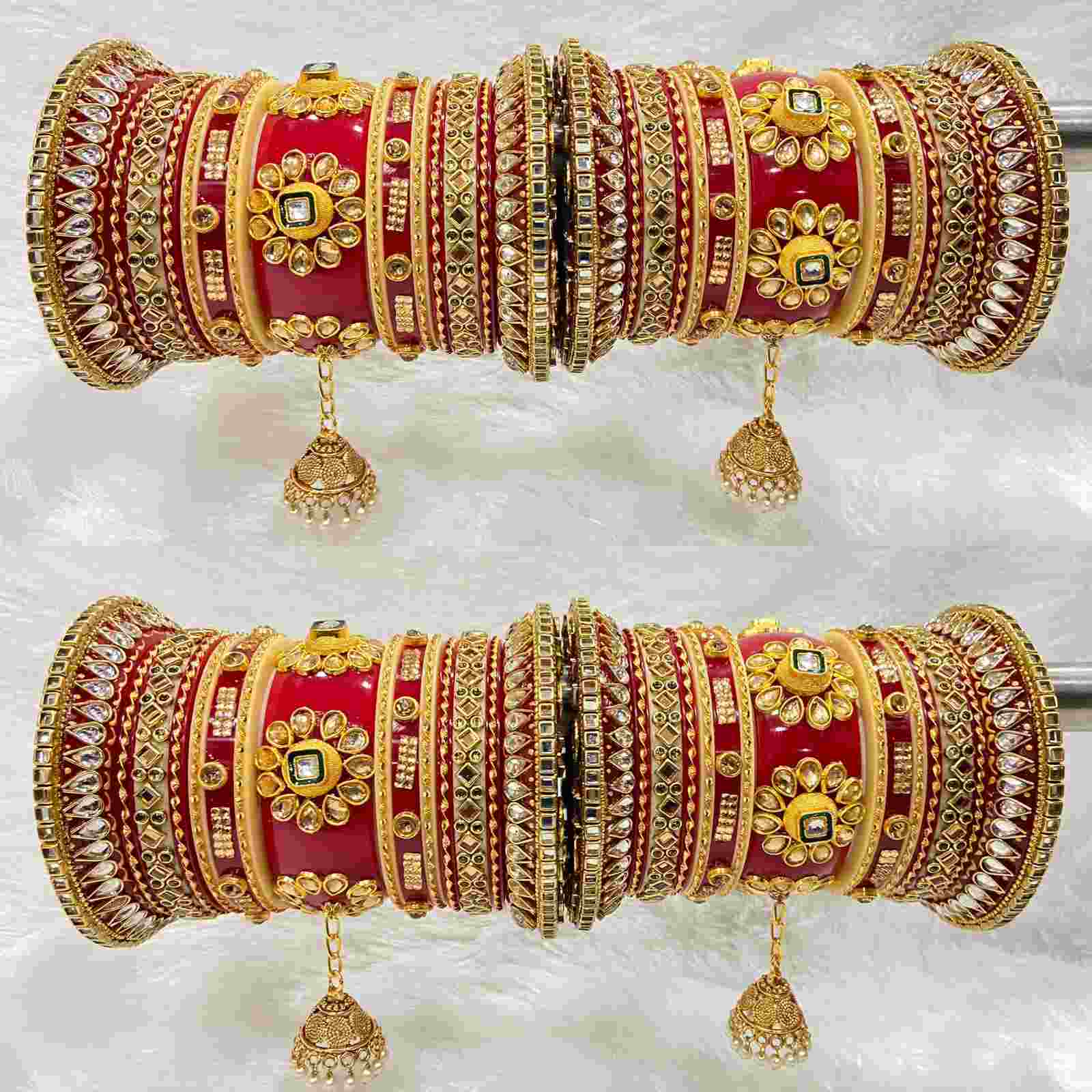 Bridal chura hot sale with latkan